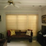 Combi  Blinds:Net “N301 IVORY” Installed at Taguig City, Philippines