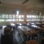 blackout roller blinds classroom