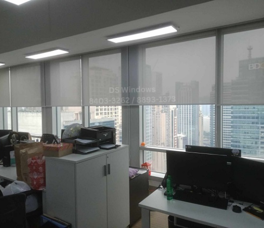 roller shades for workplace